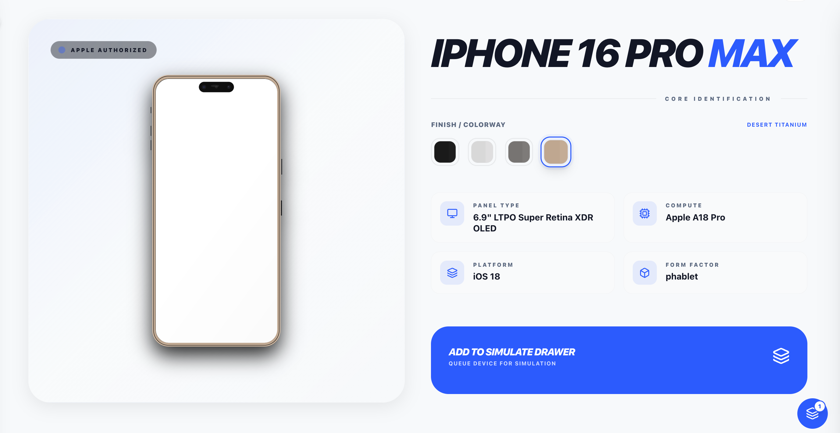 Design profile verification